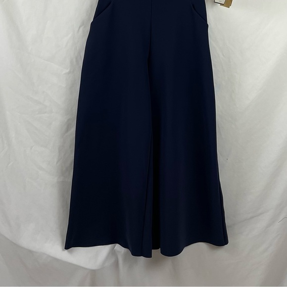 Chiara Boni Navy Luxury Designer Wide Leg Jumpsuit NWT 8 - Picture 4 of 16